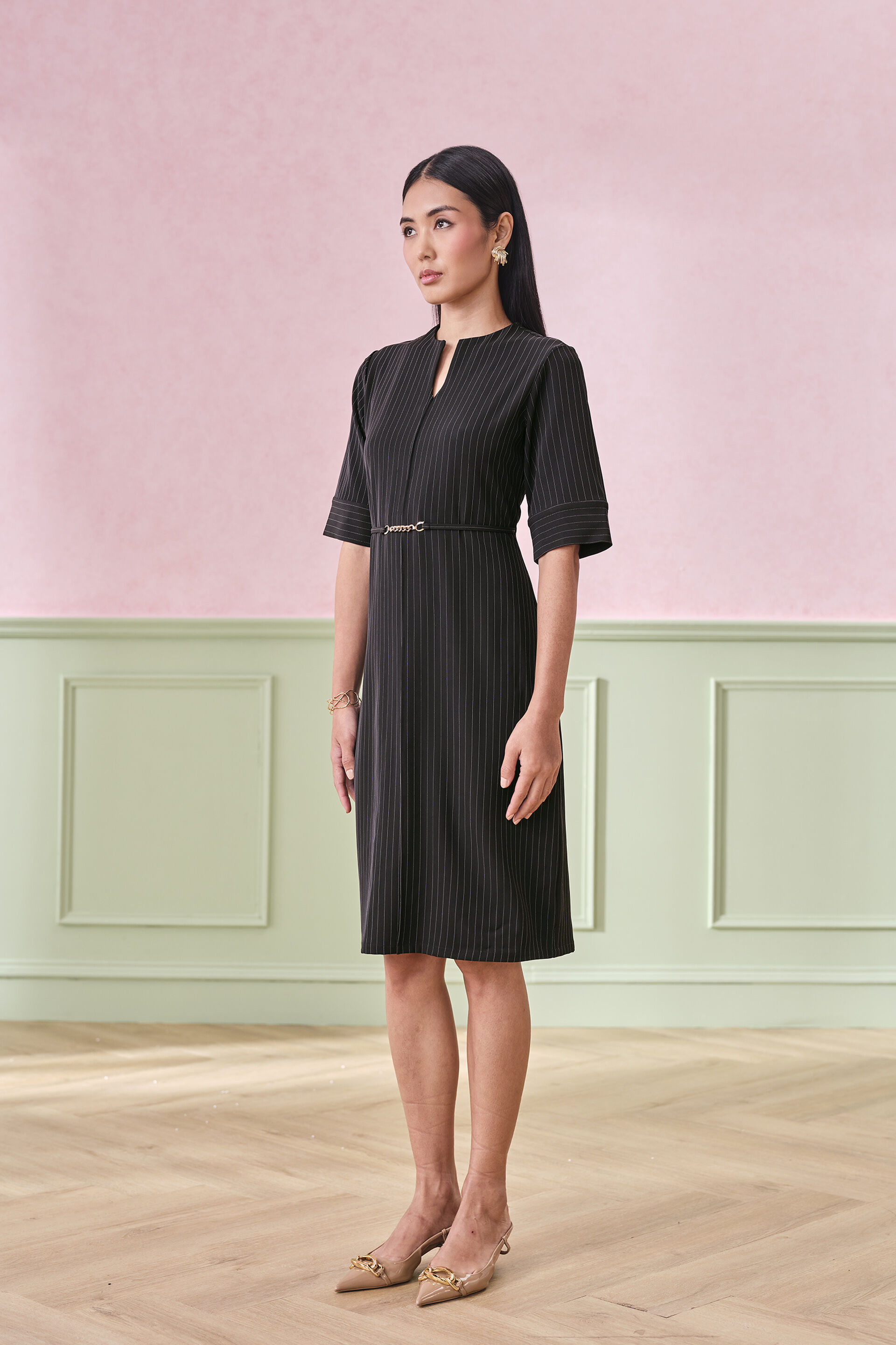 Breakfast At Tiffany Dress, Black, image 3